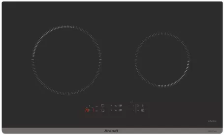  Brandt 75cm 2 Zone Induction Hob BPI272UBL