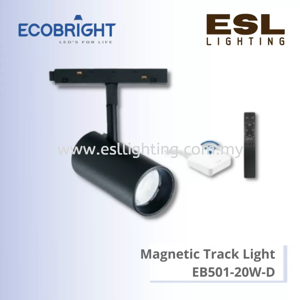 ECOBRIGHT LED Magnetic Track Light 3 Color Dimmable 20W - EB501-20W-D
