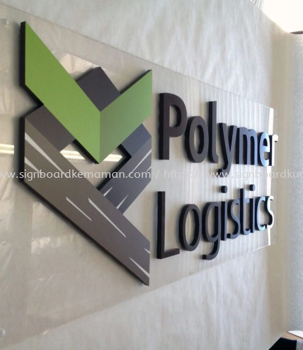 POLYMER LOGISTICS INDOOR ACRYLIC POSTER FRAME ACRYLIC SIGNAGE PANEL AT PEKAN KUANTAN PAHANG MALAYSIA