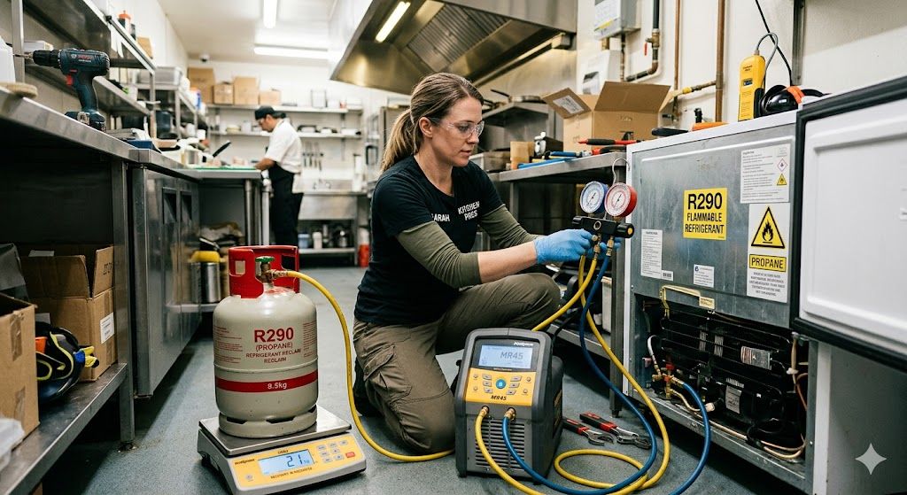 R290 refrigerant reclaim process