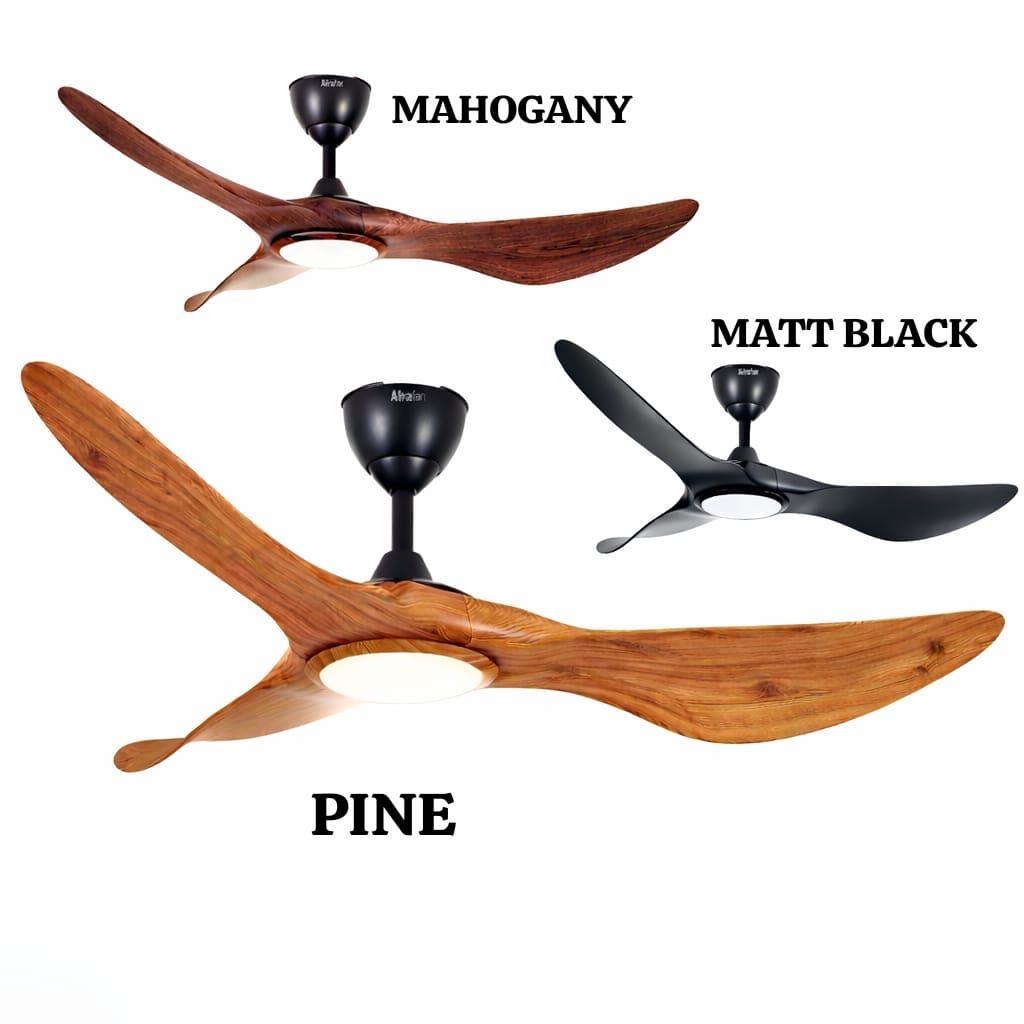 AIRAFAN HAYU 52'' INCH REMOTE CEILING FAN WITH LED