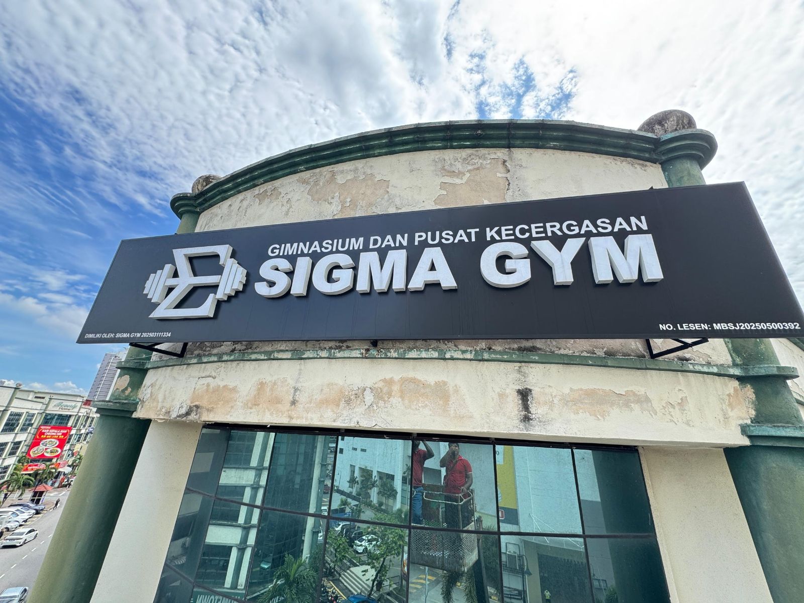 GYM - 3D LED FRONLIT SIGNBOARD AT SERI KEMBANGAN,SELANGOR