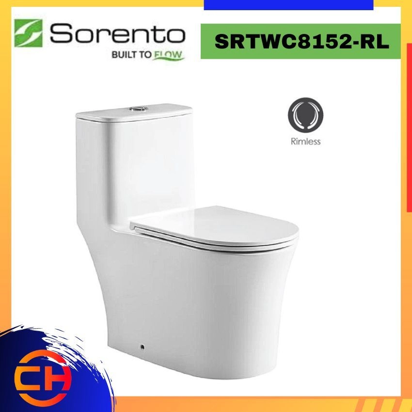 SORENTO ONE PIECE WATER CLOSETS SRTWC8152-RL 