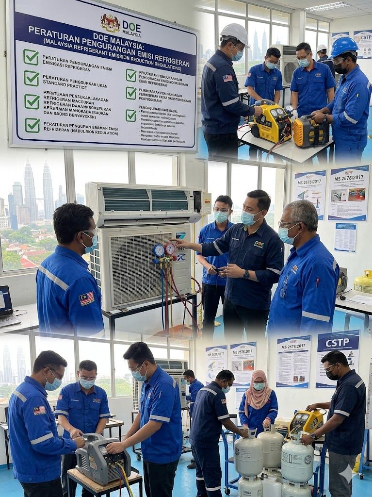 DOE approved refrigerant handling training