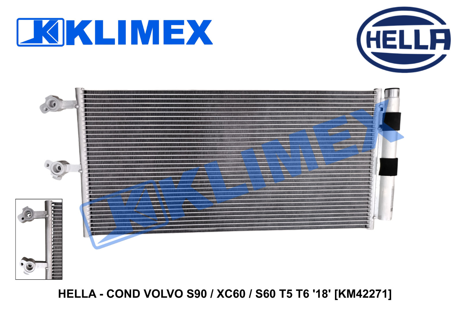 HELLA - COND VOLVO S90 _ XC60 _ S60 T5 T6 '18' [KM42271]