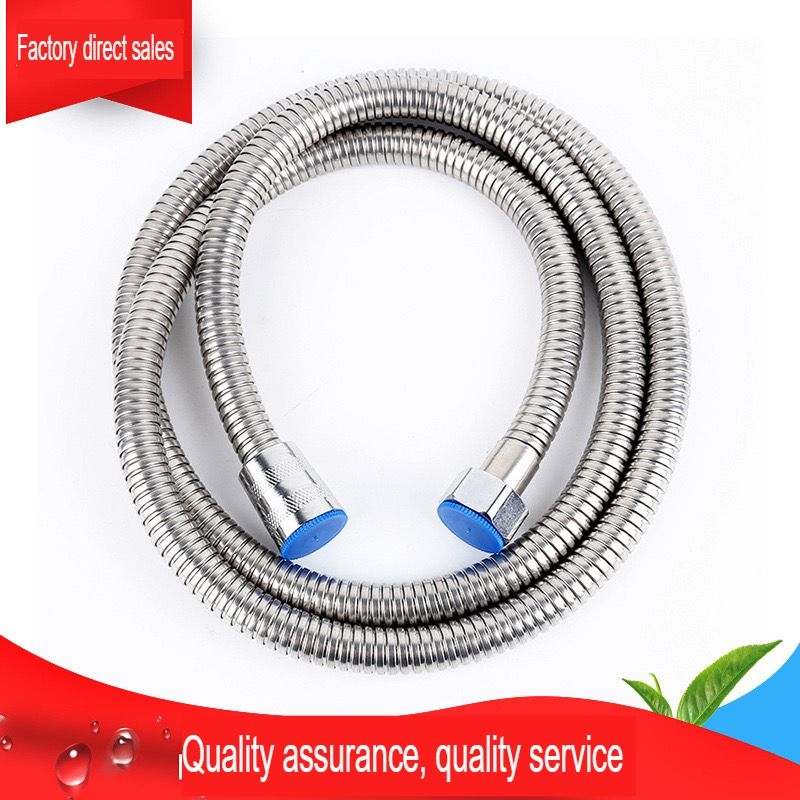 Hight Quality Stainless Steel Bathroom Flexible Shower Hose Bath Bidet Hose Pipe Shower Pipe Silver Color Steel Pipe