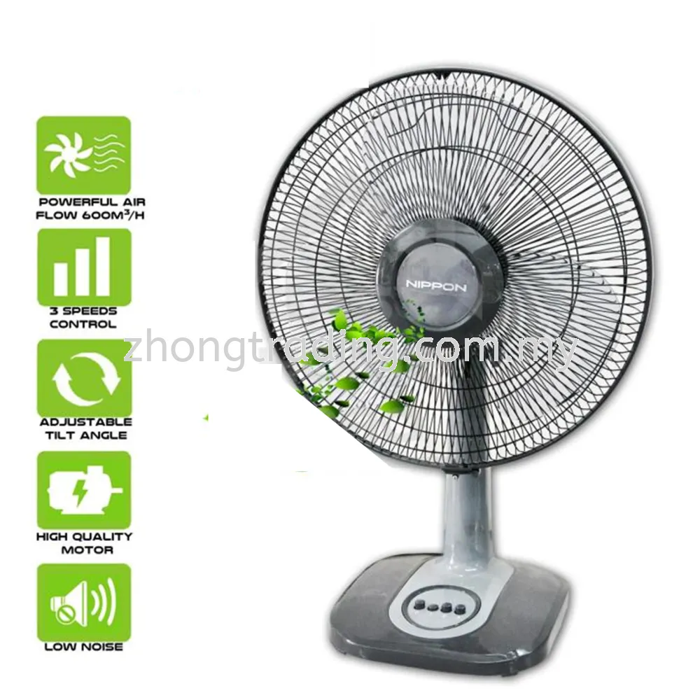 NIPPON 16" Table Fan NTF-160(GY)