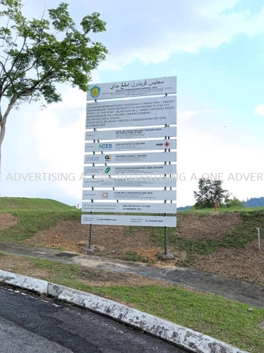 Malaysia Construction Site Sign 