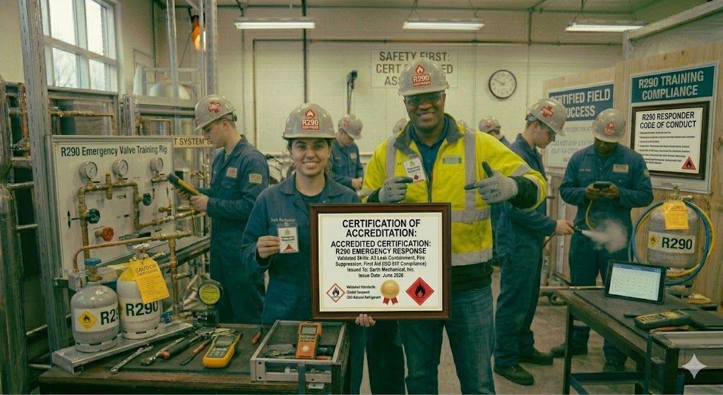 R290 emergency response certification