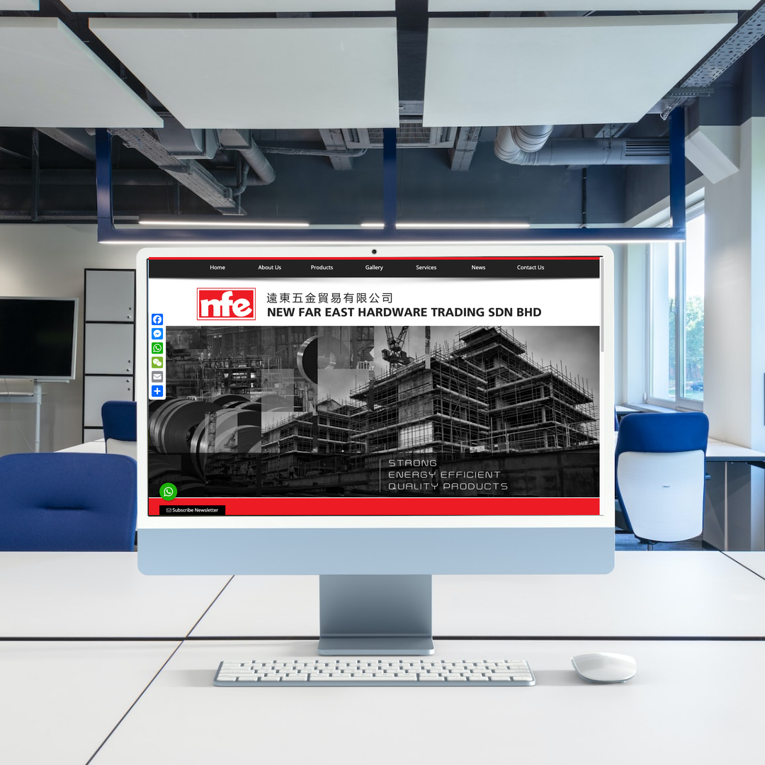 New Far East Hardware Trading Sdn Bhd Website Design & SEO Case Study | Building Materials Supplier in Kuala Lumpur
