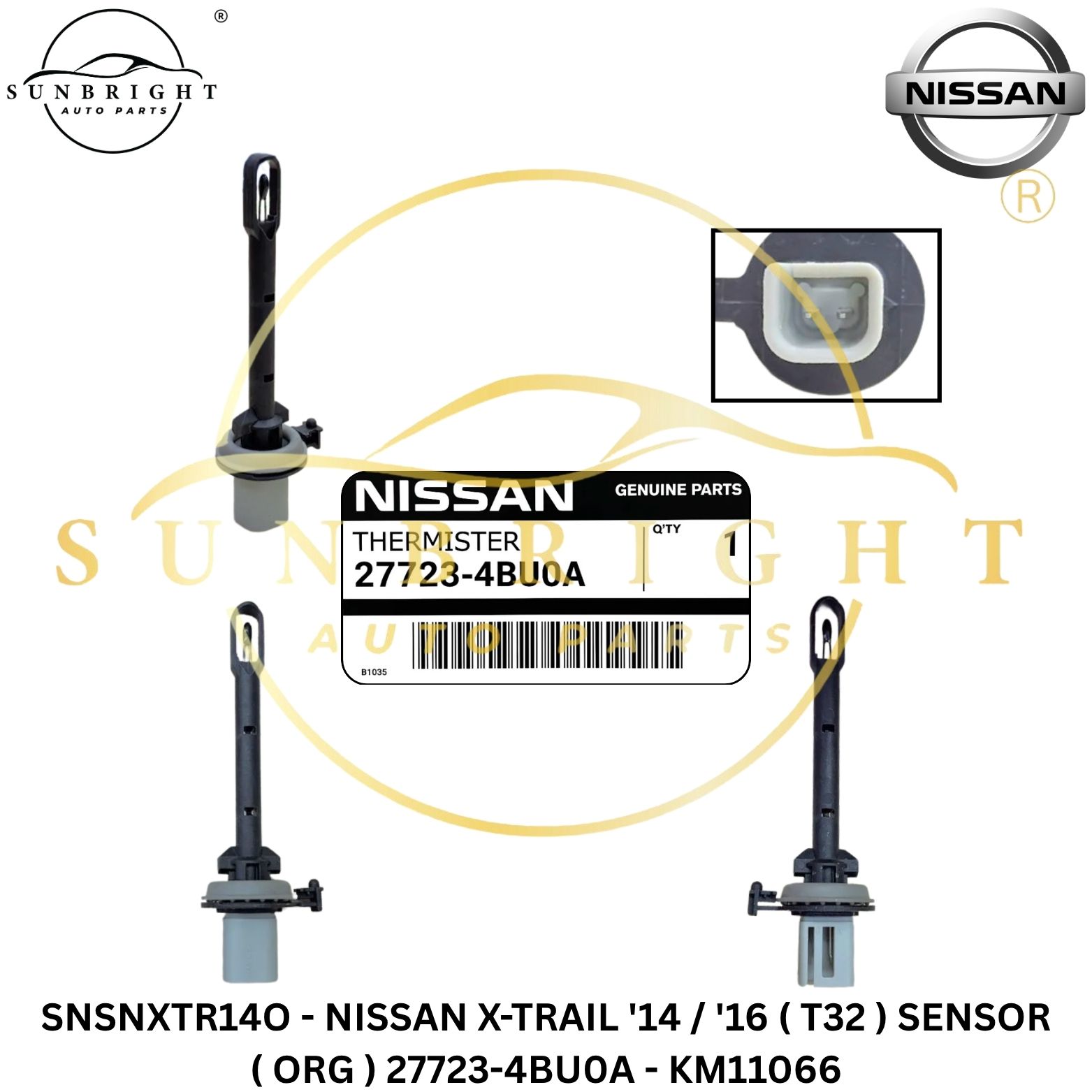SNSNXTR14O - NISSAN X-TRAIL '14 / '16 ( T32 ) SENSOR ( ORG ) 27723-4BU0A - KM11066