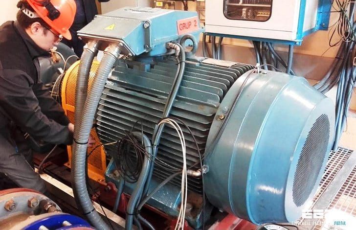 Electric Motor Bearing Predictive Maintenance Inspection