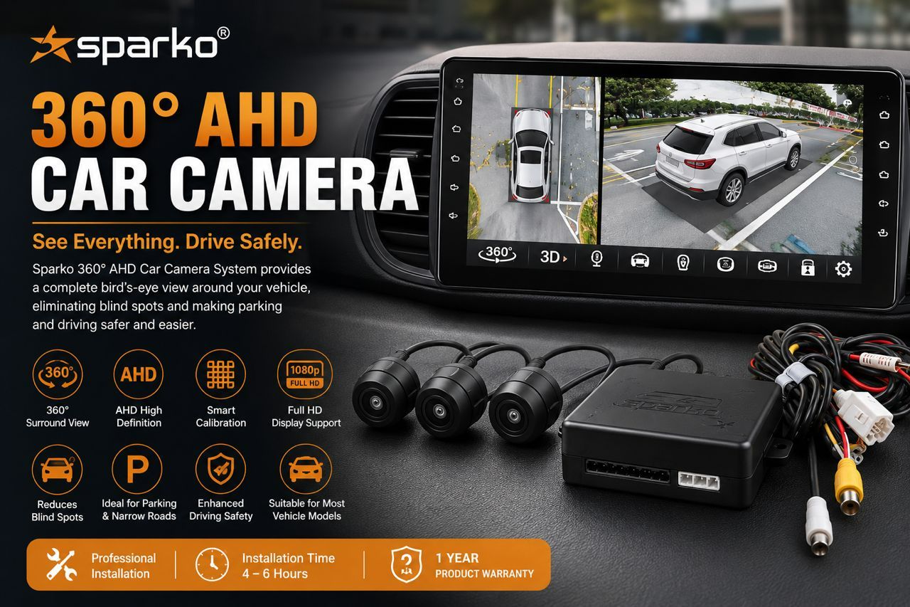 Sparko 360掳 AHD Car Camera