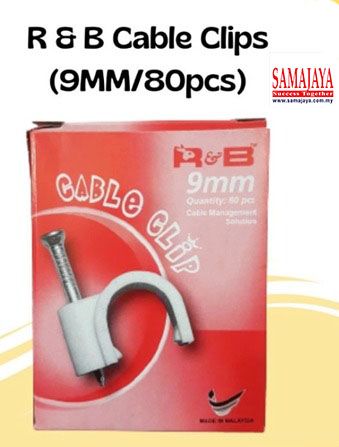R&B 9mm Cable Clip/ PVC U Clip