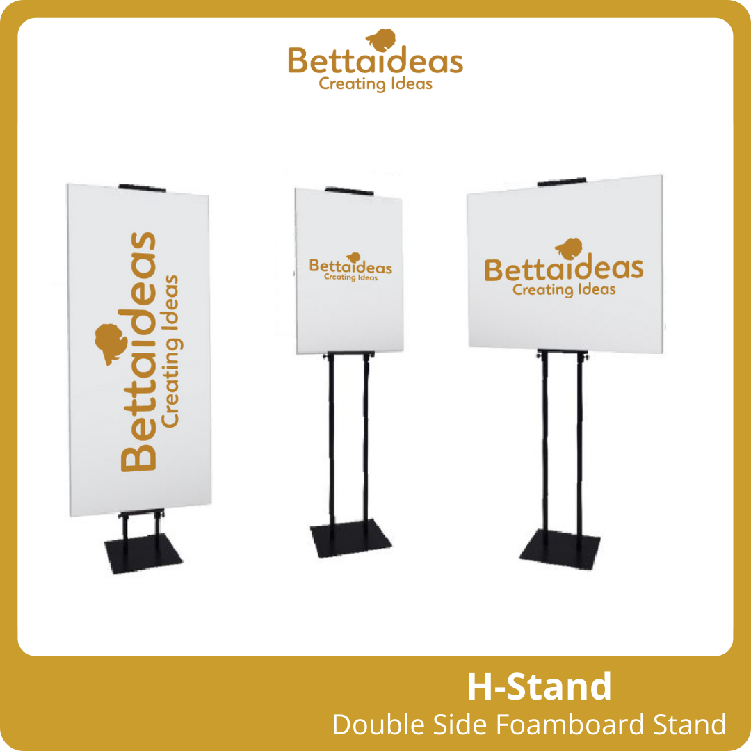 H Stand Poster Standee