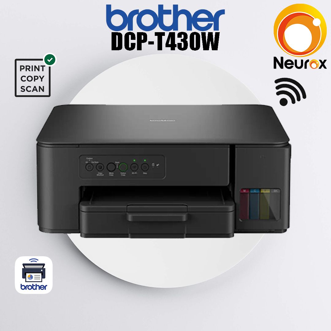 Brother DCP-T430W Inkjet Printer with Print Scan Copy and Wireless T 430W T-430W