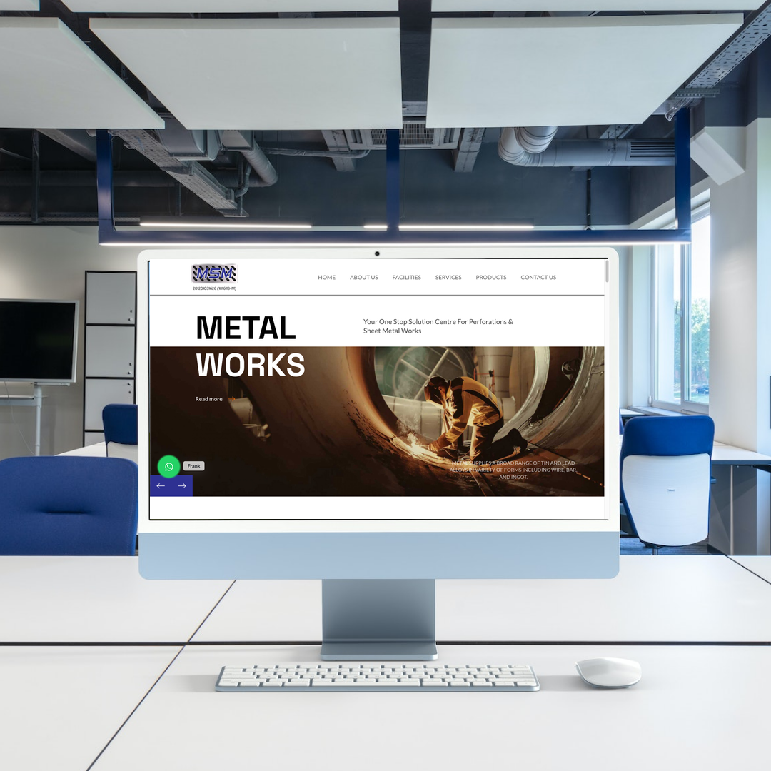 Perforated Metal Sheet Work Website Design & SEO | Selangor