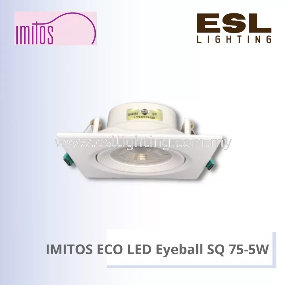 IMITOS ECO LED Eyeball SQUARE 5W SQ75 [ SIRIM ]