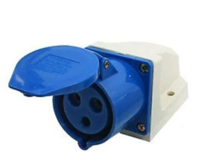 JET 113 16A 3 Pin Industrial Wall Socket (Blue) KL, Selangor, Malaysia ...
