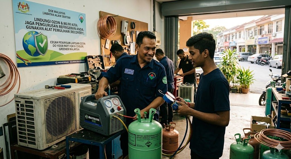 refrigerant management ozone depletion prevention Malaysia