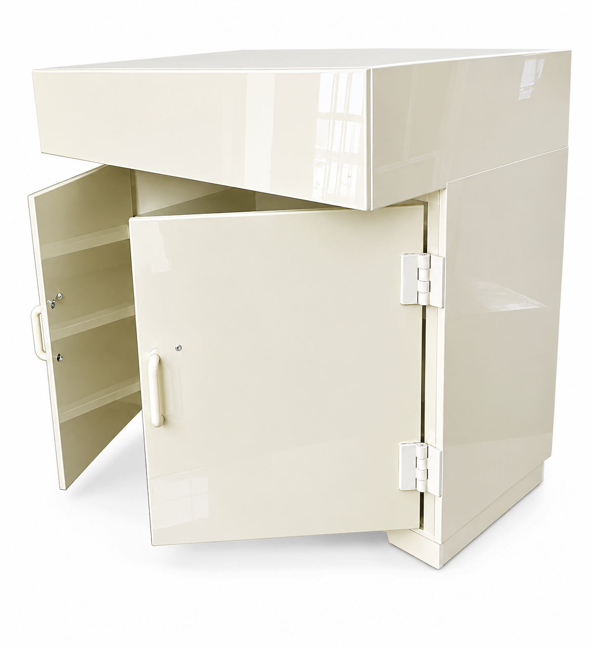 Custom Made Grey Polypropylene Cabinet – Durable & Chemical Resistant Storage Solution
