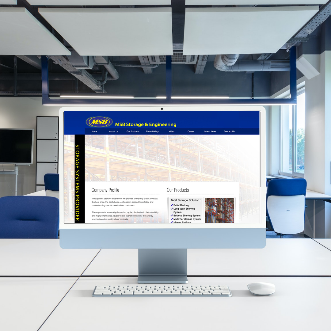 MSB Storage & Engineering Website Design & SEO Case Study | Beauty & Spa in Johor