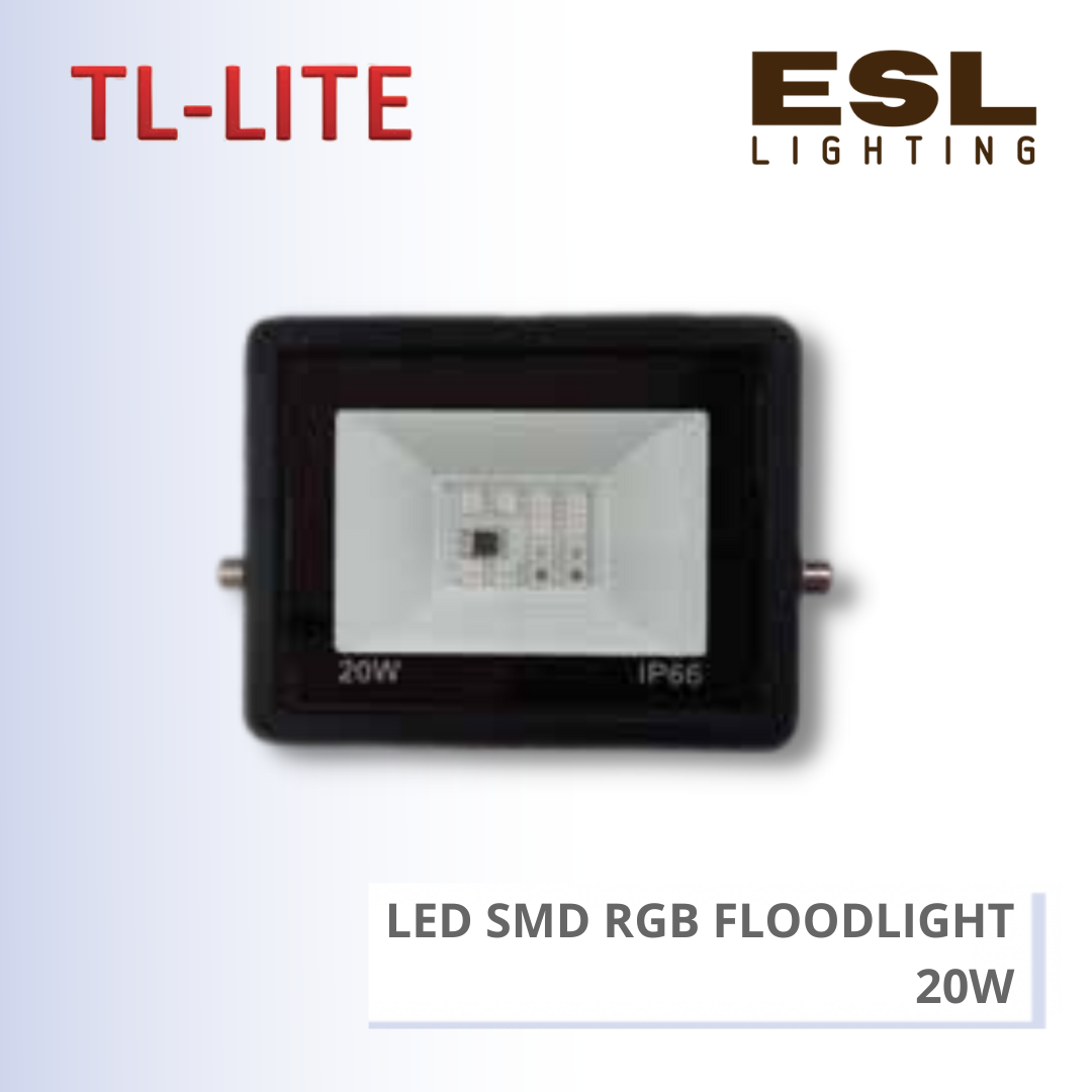 TL-LITE FLOODLIGHT - LED SMD RGB FLOODLIGHT - 20W