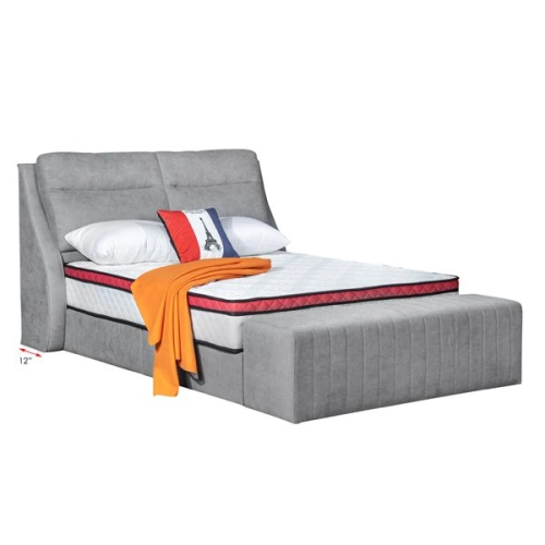 CASABLANCA 3007 King Bed 6′ Light Grey