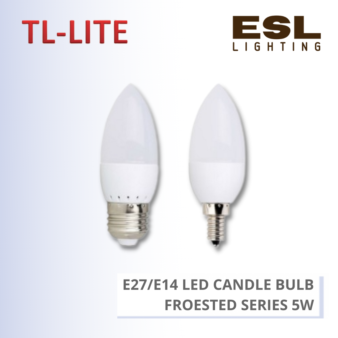 TL-LITE BULB - LED CANDLE BULB - FROSTED - 5W