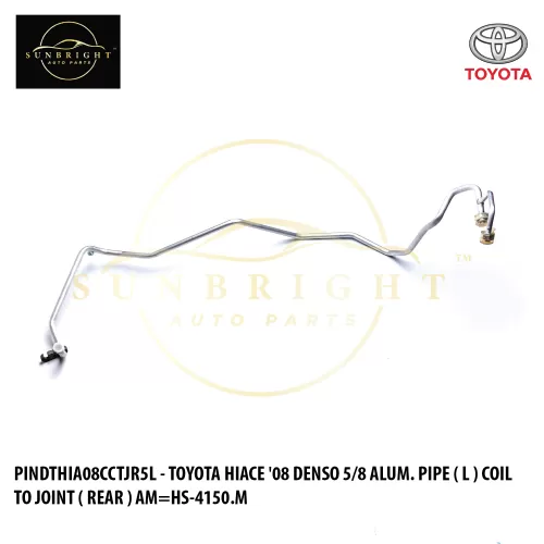 PINDTHIA08CCTJR5L - TOYOTA HIACE '08 DENSO 5/8 ALUM. PIPE ( L ) COIL TO JOINT ( REAR ) AM=HS-4150.M