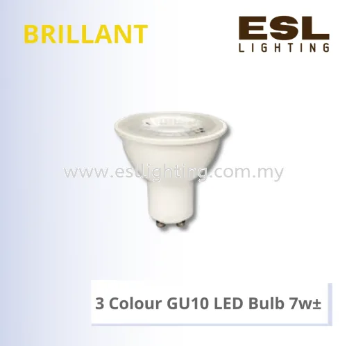 BRILLANT 3 Colour GU10 LED Bulb 7w - BSL-GU10-7W-3C