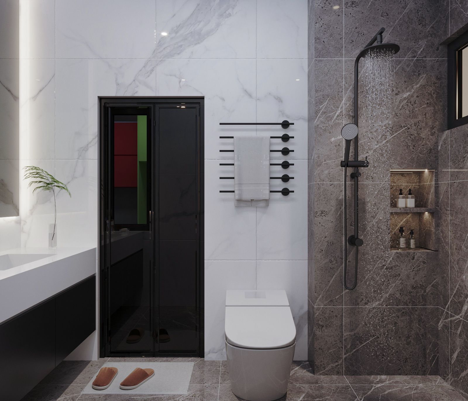 BATHROOM - SILVER - LTH