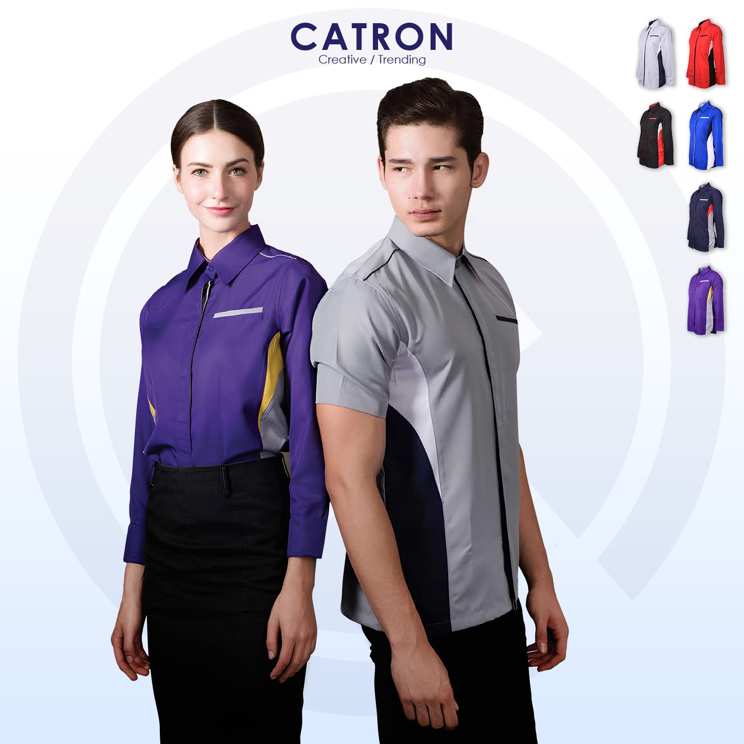 EM FP04 Female Long Sleeve F1 Corporate Shirt