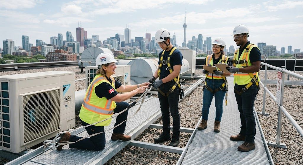 aircon installer safety procedures training height
