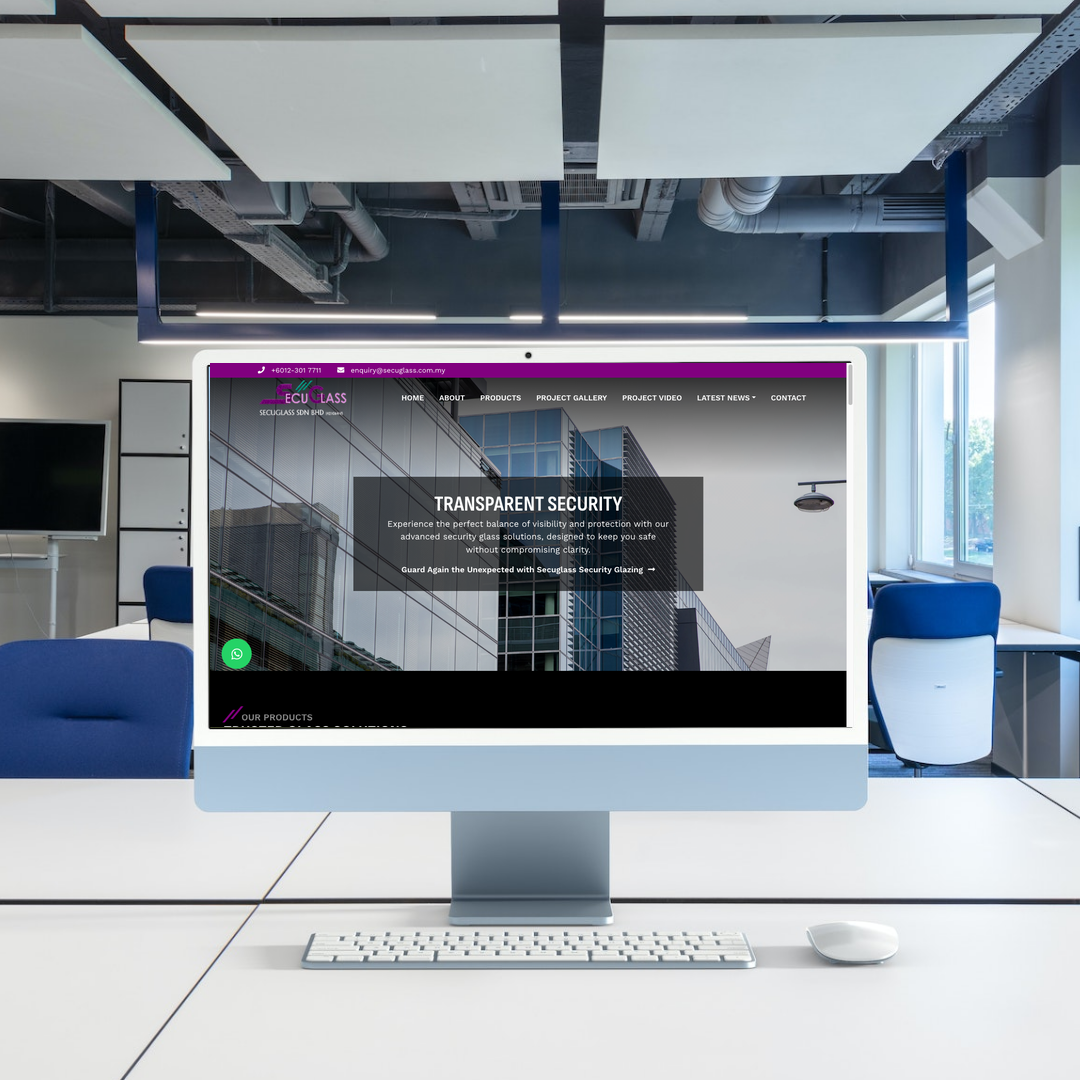 Bulletproof Glass Manufacturer Website & SEO Case Study | Selangor