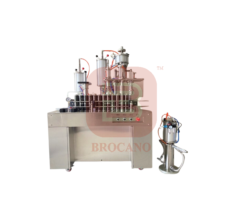 Semi Automatic Aerosol Filling Machine
