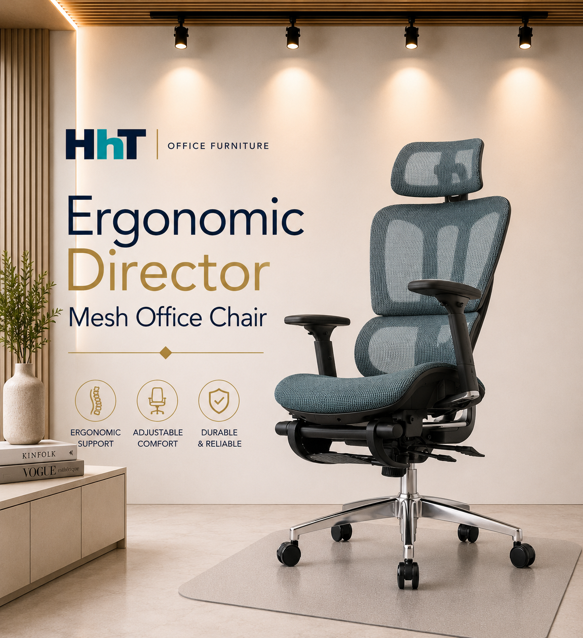 Full Mesh Presidential Office Chair