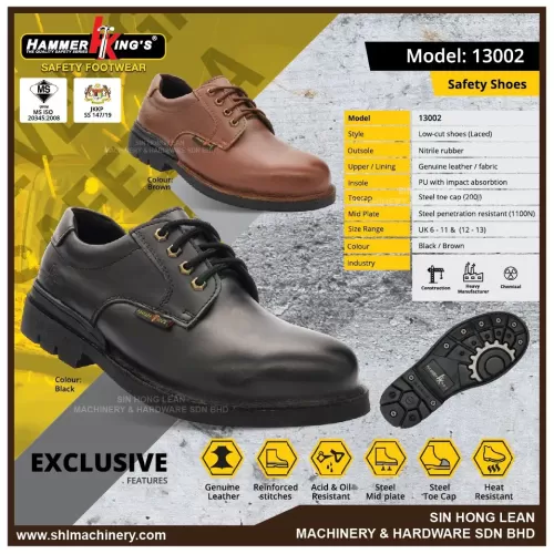 (EXCLUSIVE) HAMMER KINGS SAFETY SHOES 13002