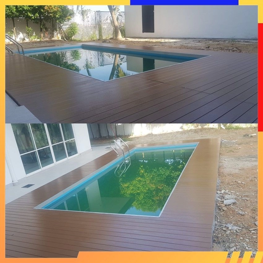 Conwood Deck Groove, 2in1, 3in1 25x300x3050mm Natural   for swimming pool , outdoor walkway and decking   