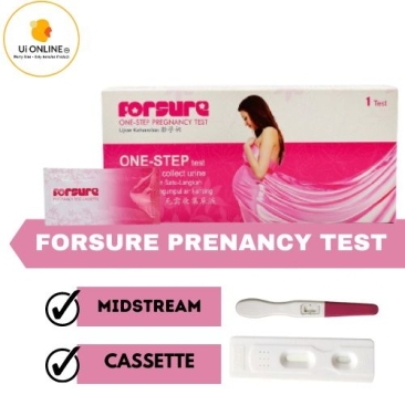 FORSURE PREGNANCY TEST MIDSTREAM/CAASSETTE - UJIAN KEHAMILAN