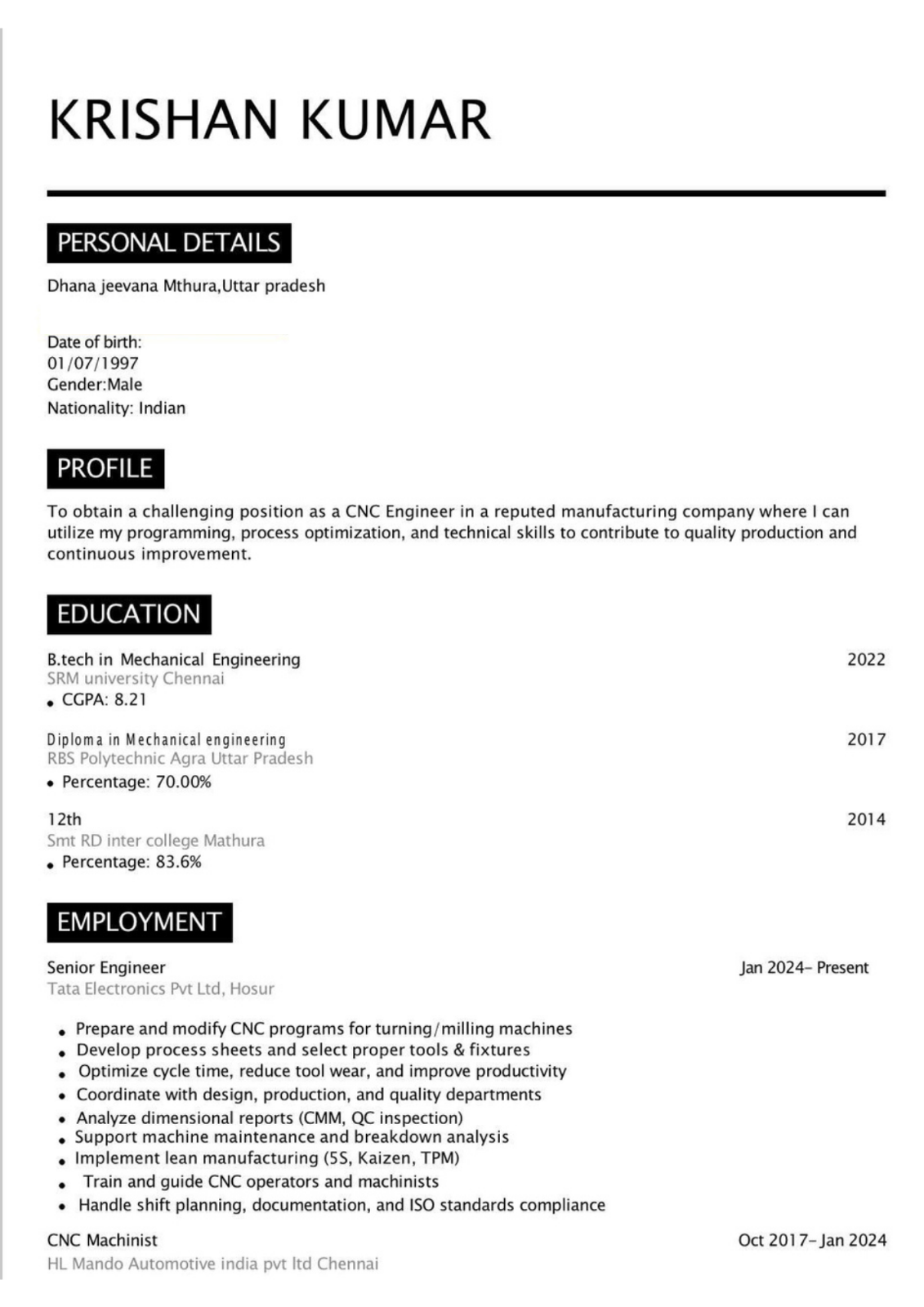 CNC ENGINEER