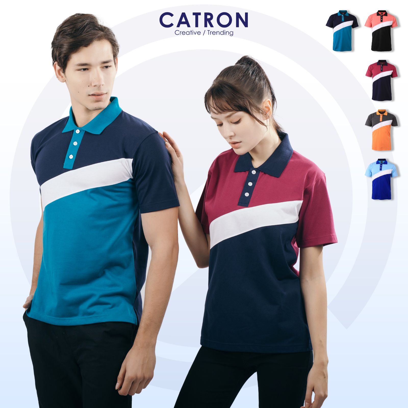 EM 2794 Short Sleeve Collar T-shirt (180gsm)