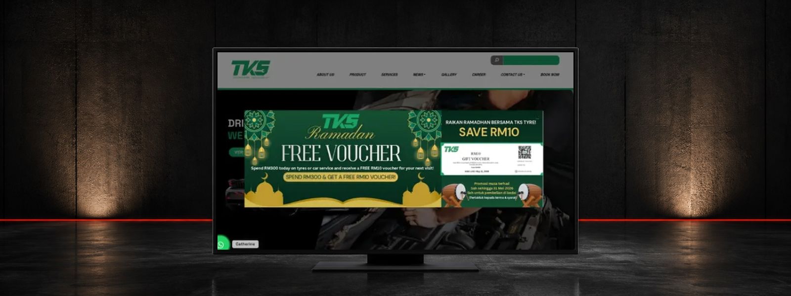 TKS Tyre & Auto Service Website Case Study in Kuala Lumpur