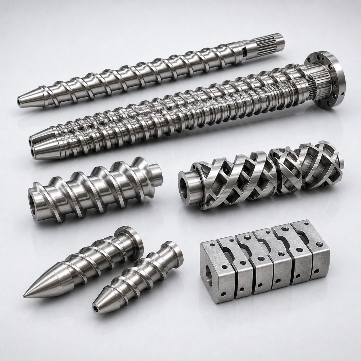 Extrusion screws