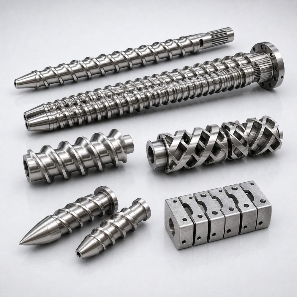 Extrusion screws