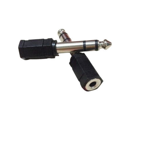 6.5mm to 3.5mm Jack Sound Mixer Microphone Connector Converter Adapter