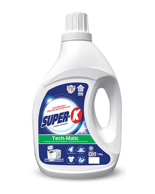 SUPER-K LAUNDRY LIQUID DETERGENT TECH-MATIC 3.6KG