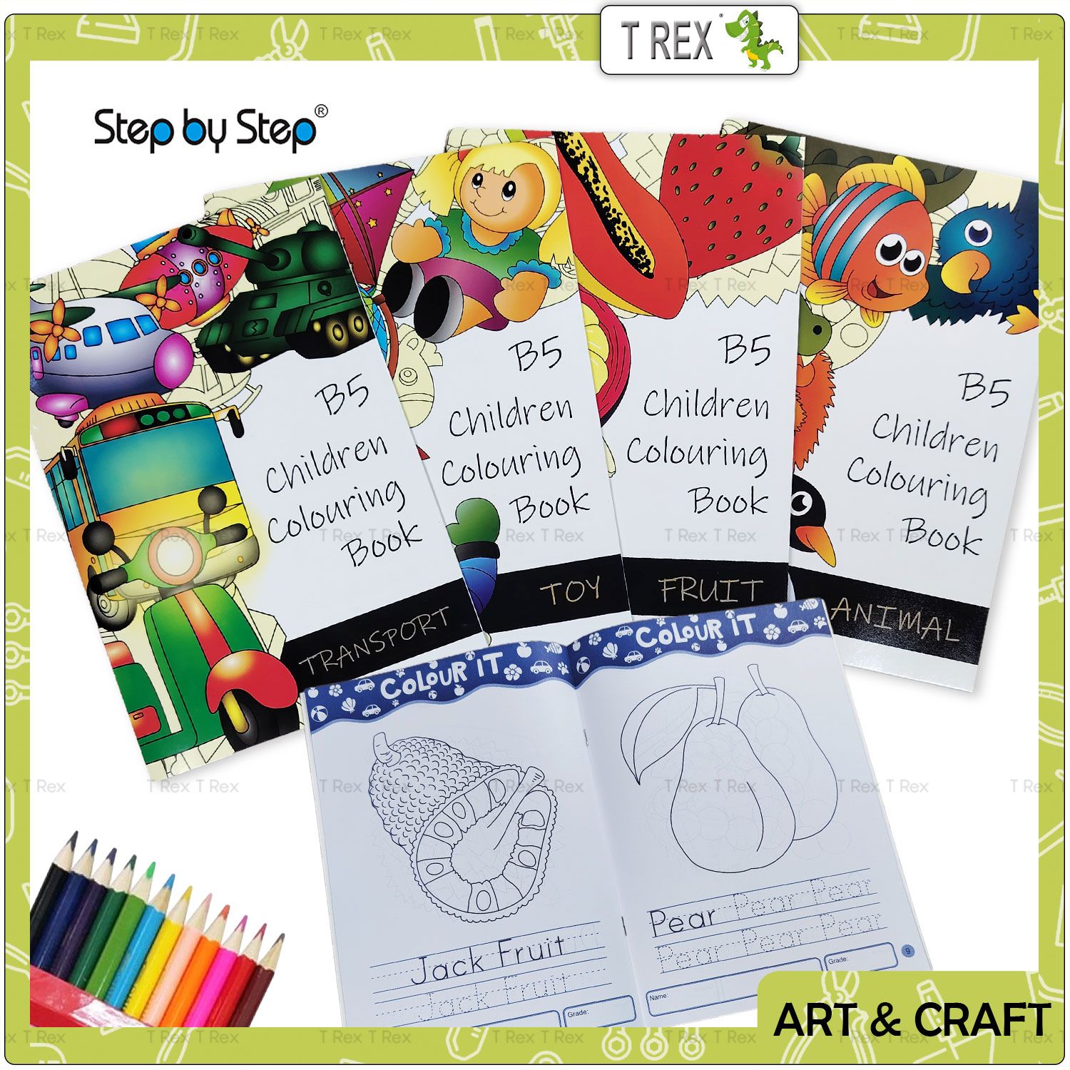 SBS B5 Children’s Coloring & Educational Activity Book for Kids 16 Pages