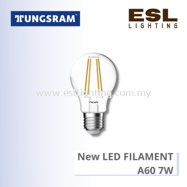 TUNGSRAM LED BULB - NEW LED FILAMENT A60 E27 7W - 93118057 / 93118050