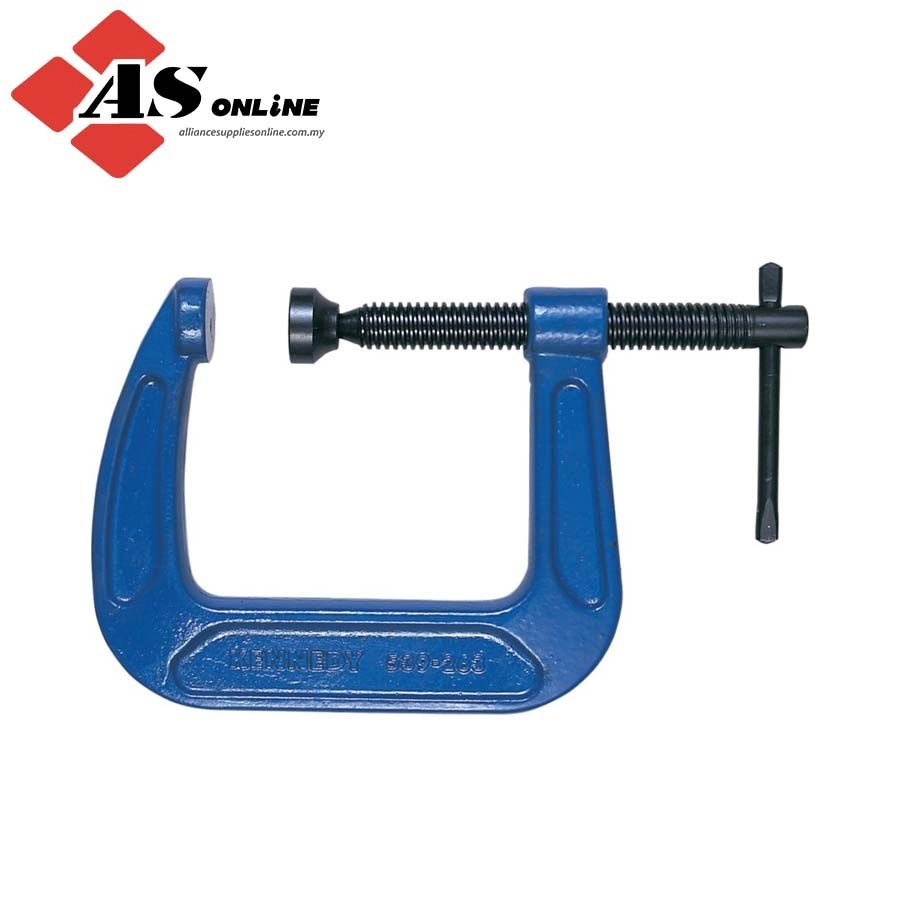 KENNEDY 4in./100mm Heavy Duty G-Clamp, Steel Jaw, T-Bar Handle / Model: KEN5392640K